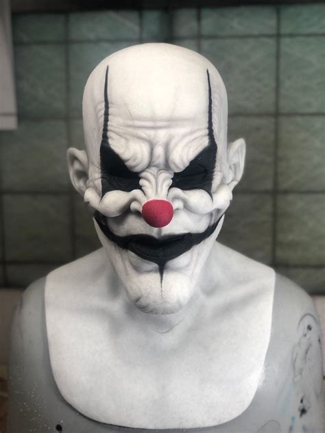 full clown mask|realistic clown mask.